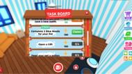 Complete tasks in the Task Board to upgrade Homepass (Image via Roblox)